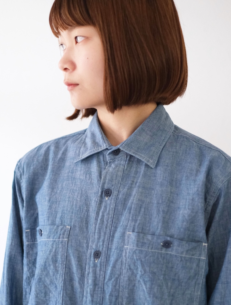 ambientechambray shirt indigo |