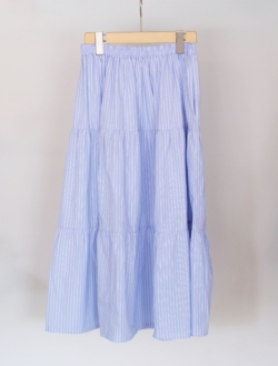 skirt “universal skirt STRIPE” blue　のサムネイル