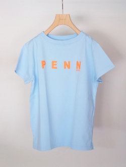 Homie Tee print  sky blue "PENN STATE"　