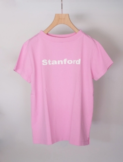Homie Tee print  bright pink “Stanford”　のサムネイル