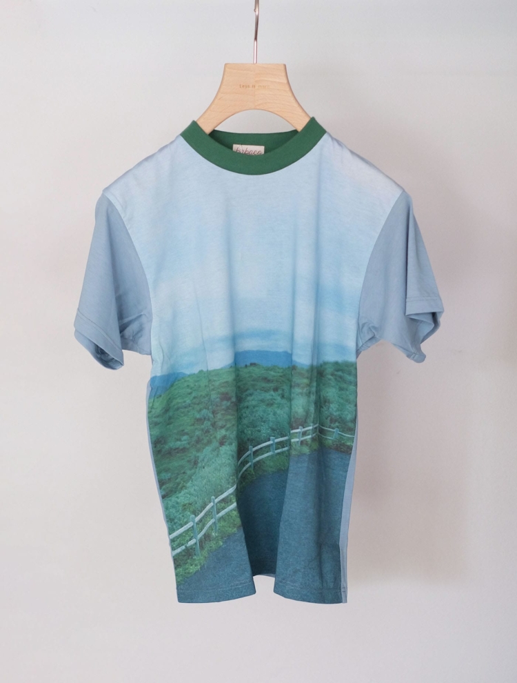 ambienteprinted mini t-shirt OKINOSHIMA |