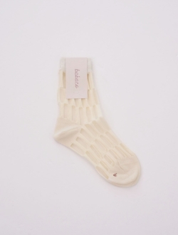Transparent Stripe Socks  IVORY　のサムネイル