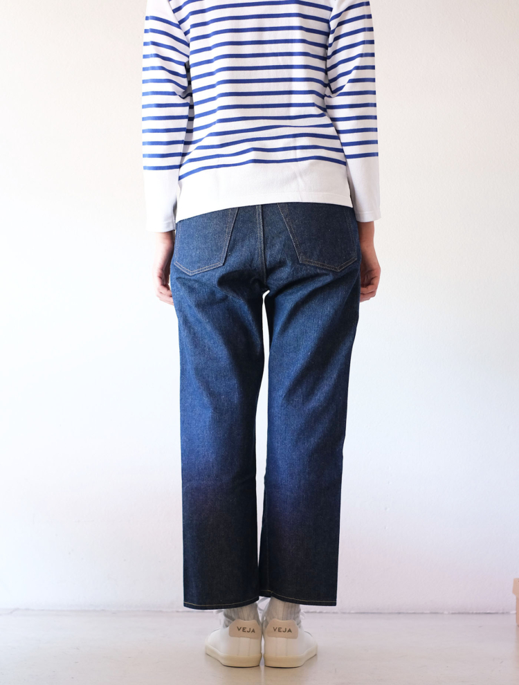 ambienteSELVEDGE DENIM WIDE TAPERED CUT PANTS |