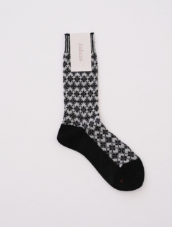 Jacquard Socks  Black　のサムネイル