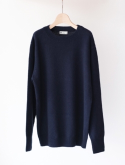 knit "ecole sweater" navy　
