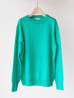 knit "ecole sweater" emerald.G　
