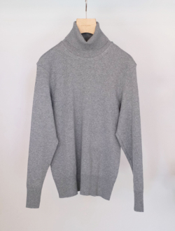 cotton knit "ANANAS" gray　
