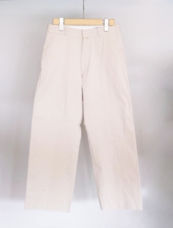 CHINO CLOTH PANTS "STRAIGHT" BEIGE　