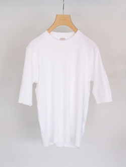short sleeve cotton knit sew “ARGENTO” white　のサムネイル