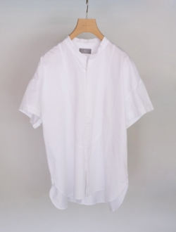 shirt "flap shirt s/s (200/2 knit)" white　　