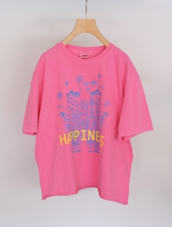 Garment Dyed Comfort Cutoff-T  “Happiness Hand” Crunchberry　のサムネイル