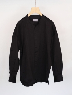 shirt “flap shirt 200/2 KNIT” blackのサムネイル