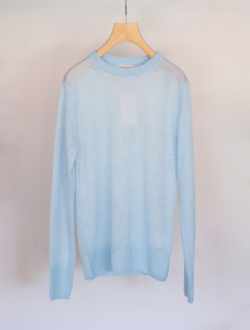 Baby Alpaca Pullover  Sky Blue　のサムネイル