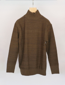 knit “high neck knit” olive　のサムネイル