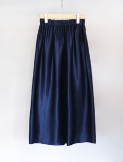 skirt “wrap skirt” navy　のサムネイル