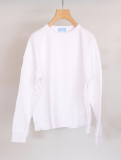 sweat “drop shoulder sweat” white　のサムネイル