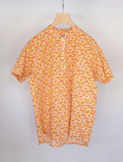 シャツ “pull over henry shirt(multi)” orange　のサムネイル