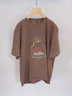 Garment Dyed Comfort Cutoff-T “FOOLISH”  Espresso　のサムネイル